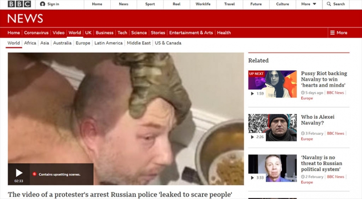 BBC: видео жесткого задержания блогера из Владивостока – намеренная утечка для устрашения людей