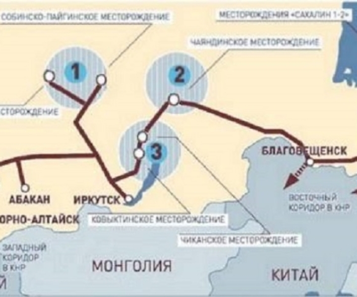 В Китай поставлено 100 млрд куб м газа